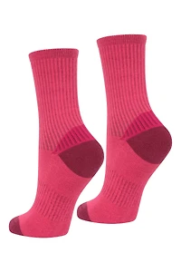 Kids Cushioned Mid-Calf Hiker Socks 2-Pack