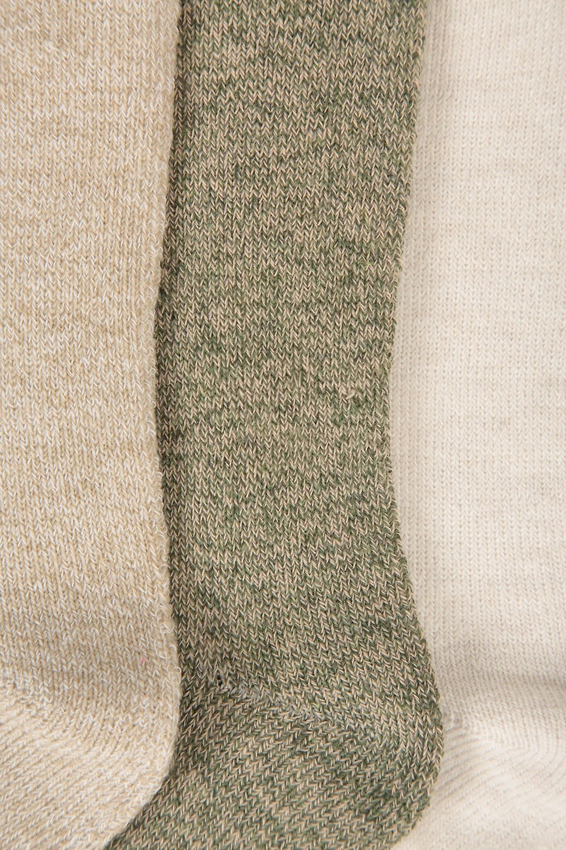 Outdoor Womens Mid-Calf Hiking Socks 3-Pack