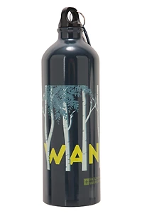 35 oz. Printed Metallic Bottle With Karabiner