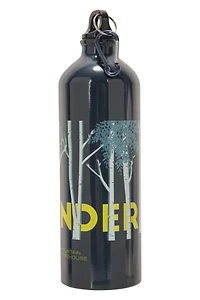 35 oz. Printed Metallic Bottle With Karabiner