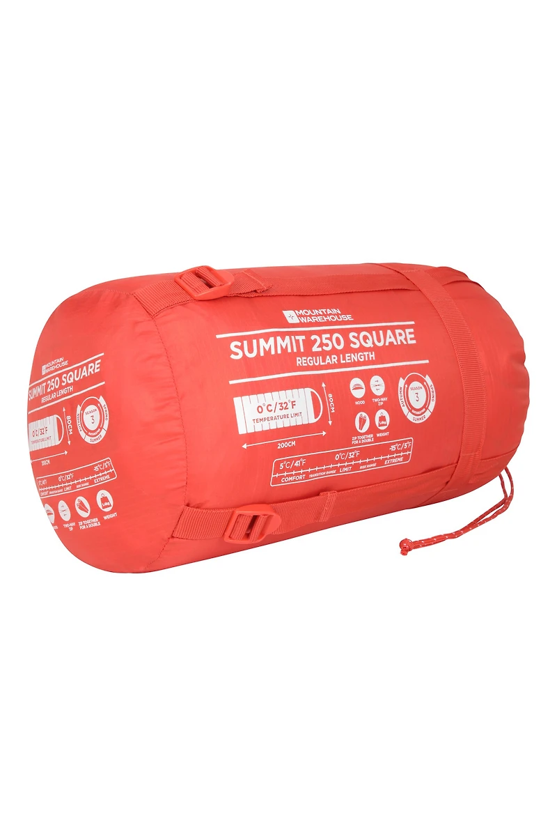 Summit 250 5°C Square Sleeping Bag
