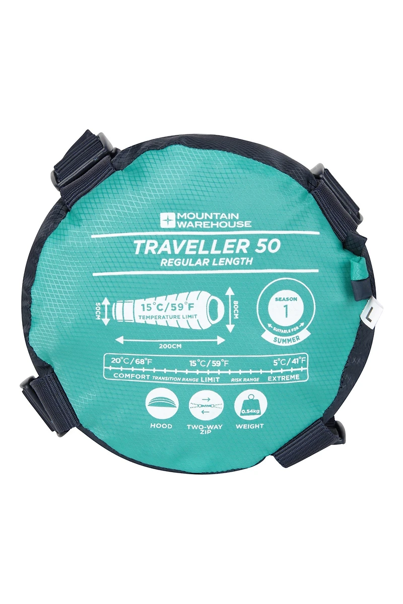 Traveller 50 20°C Lightweight Summer Sleeping Bag