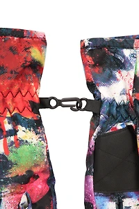 Printed Kids Ski Gloves