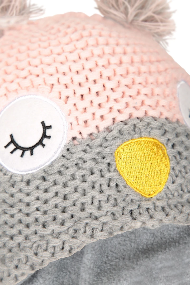 Owl Knitted Kids Hat