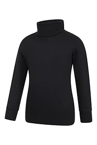 Meribel Kids Cotton Roll Neck Top