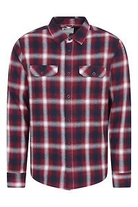 Trace Mens Flannel Long Sleeve Shirt