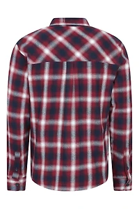 Trace Mens Flannel Long Sleeve Shirt