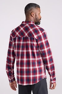 Trace Mens Flannel Long Sleeve Shirt