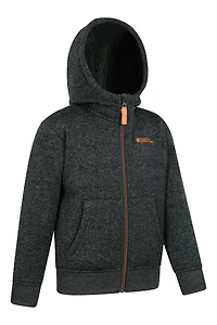 Nevis Fur Lined Kids Hoodie