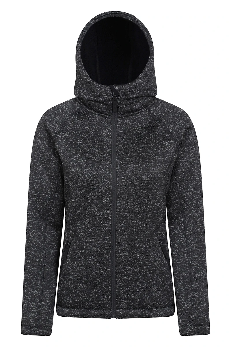 Nevis Womens Fur Lined Hoodie