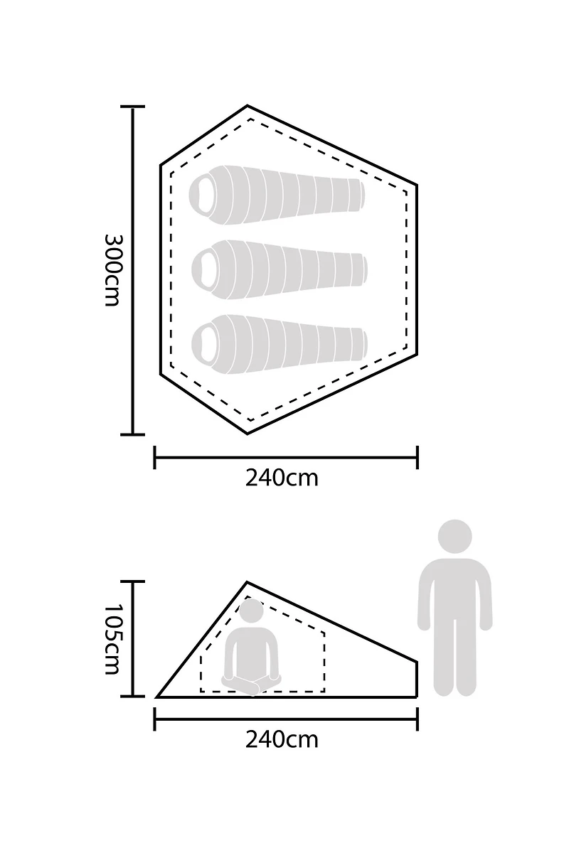 Backpacker 3 Man Tent