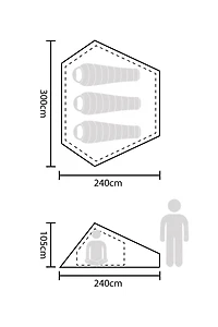 Backpacker 3 Man Tent