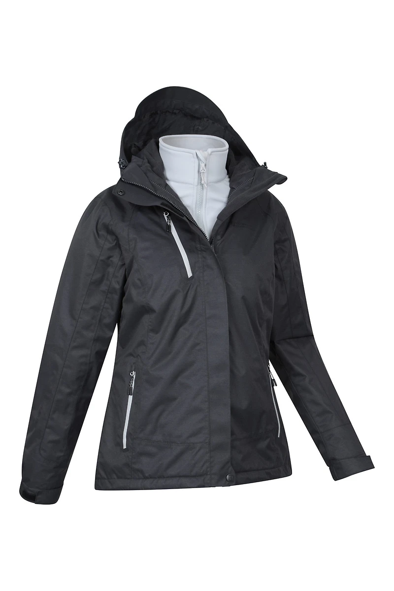 Bracken Melange Womens 3 1 Jacket