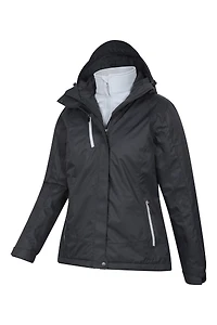 Bracken Melange Womens 3 1 Jacket