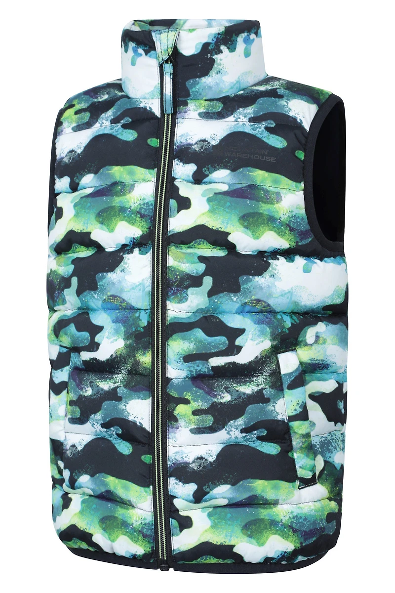 Rocko Kids Printed Insulated Vest
