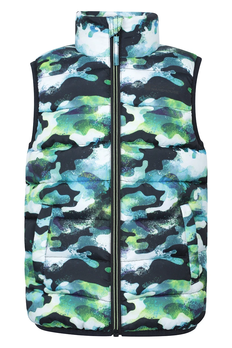 Rocko Kids Printed Insulated Vest