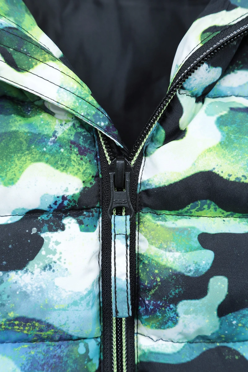 Rocko Kids Printed Insulated Vest
