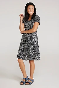Orchid Patterned Womens UV Dress