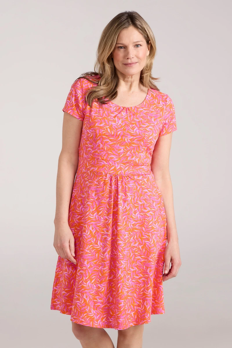 Orchid Patterned Womens UV Dress