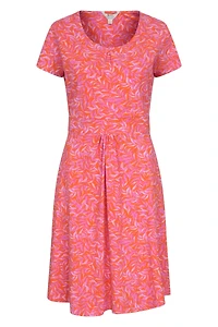 Orchid Patterned Womens UV Dress