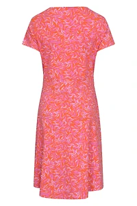 Orchid Patterned Womens UV Dress