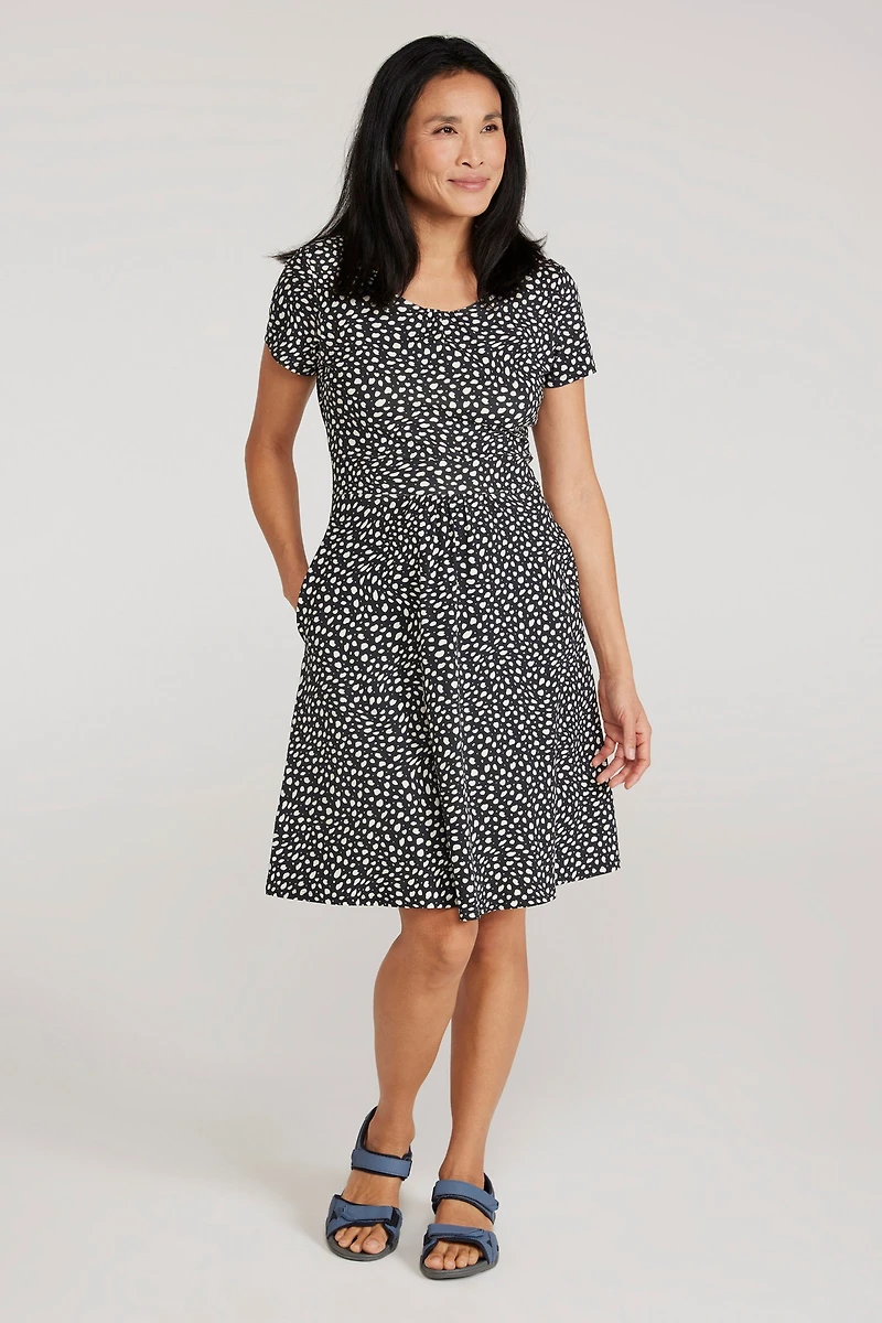 Orchid Patterned Womens UV Dress