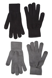 Magic Touchscreen Mens Gloves - 2Pk