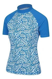 Fiji Womens Patterned Rash Guard