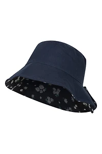Reversible Womens Printed Bucket Hat