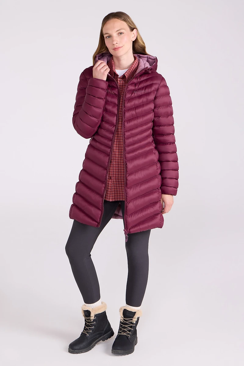 Florence Womens Long Insulated Jacket