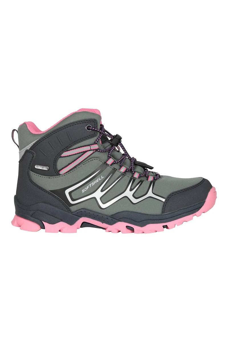 Softshell Kids Waterproof Hiking Boots