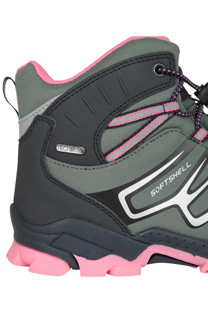 Softshell Kids Waterproof Hiking Boots