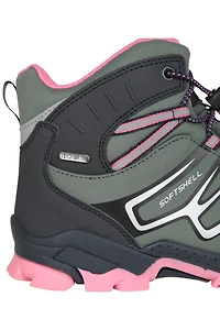 Softshell Kids Waterproof Hiking Boots