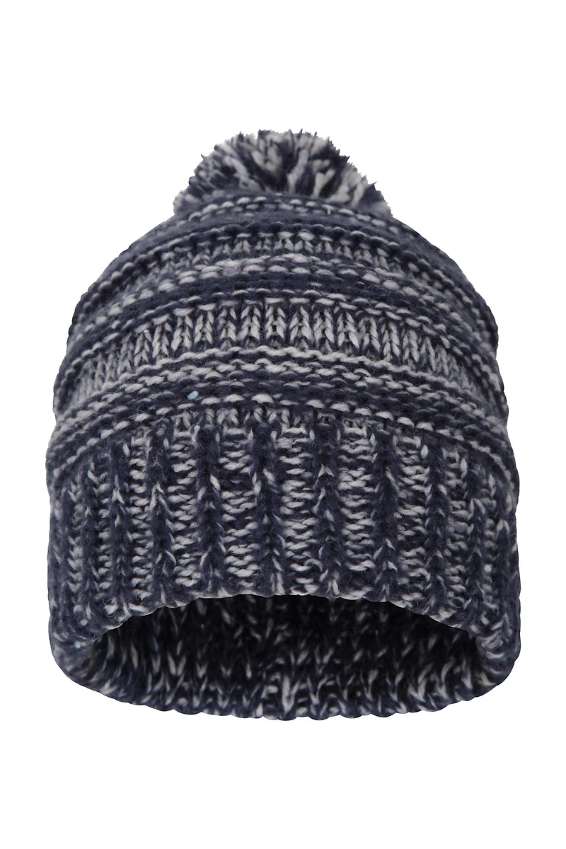Slouch Pom Womens Beanie