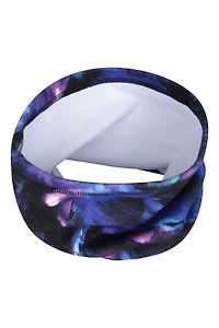 Printed Fleece Womens Neck Gaiter