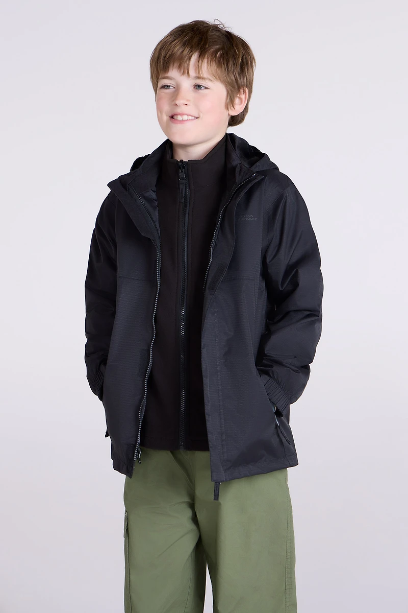 Bracken Extreme 3 1 Kids Waterproof Jacket