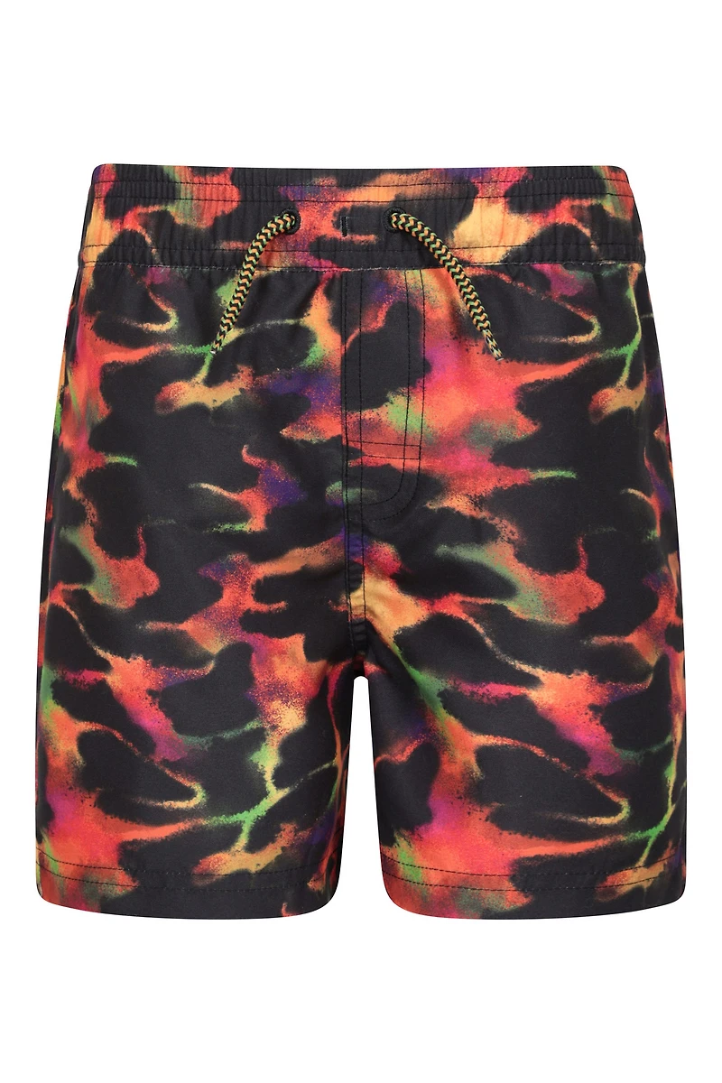 Crush Patterned Kids Boardshorts