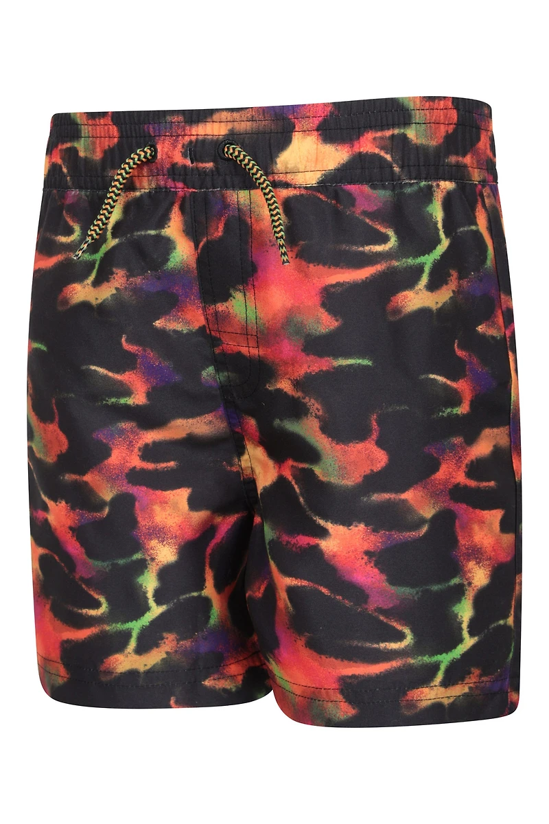 Crush Patterned Kids Boardshorts