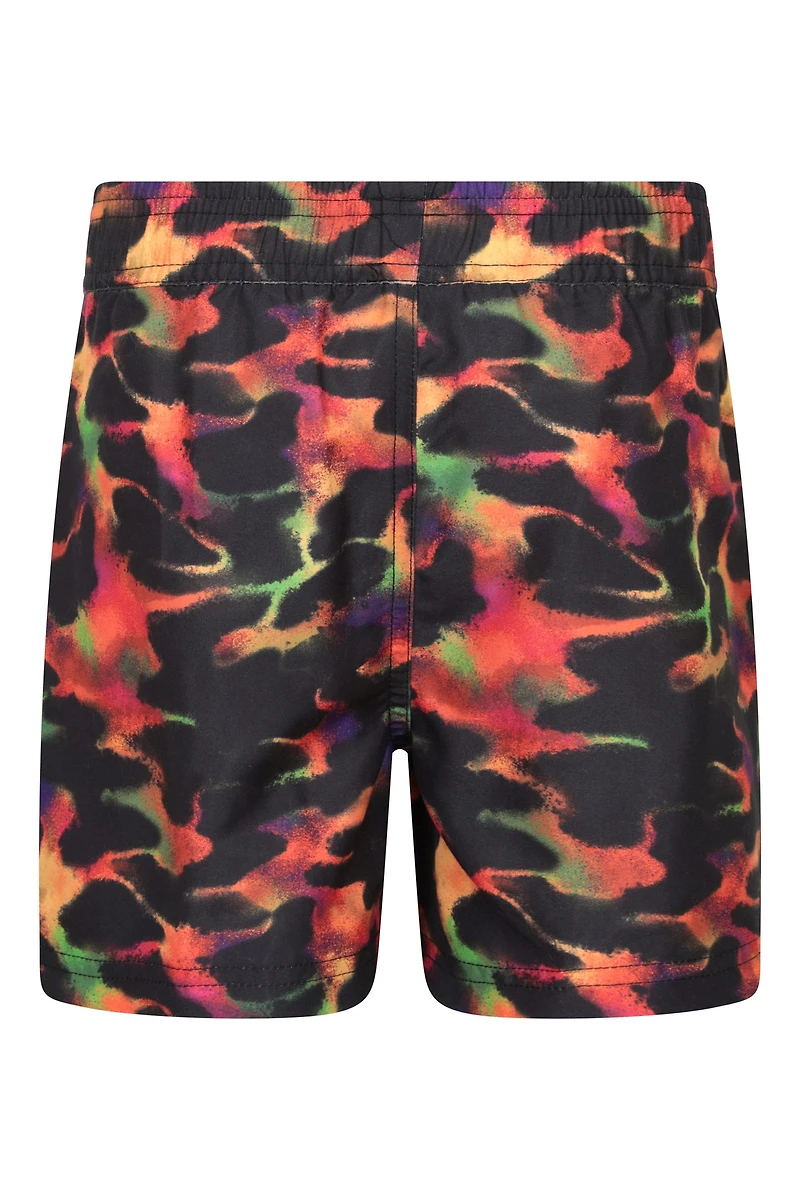 Crush Patterned Kids Boardshorts