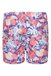 Coral Kids Patterned Boardshorts