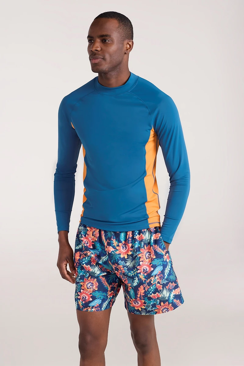 Mens Long Sleeve Rash Guard