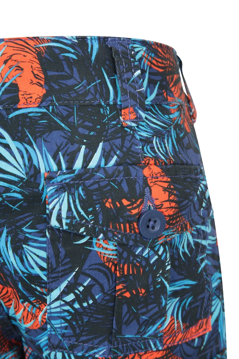 Printed Kids Cargo Shorts