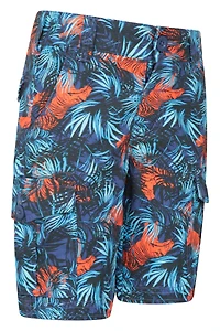 Printed Kids Cargo Shorts