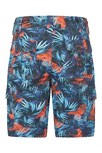 Printed Kids Cargo Shorts