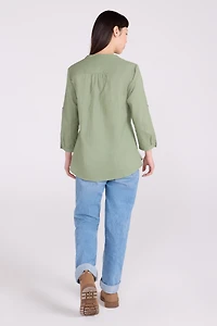 Petra Womens Relaxed Fit 3/4 Sleeve Shirt