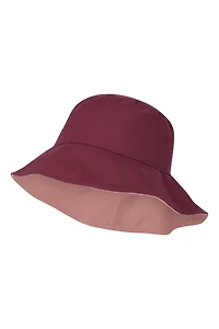 Reversible Plain Womens Bucket Hat