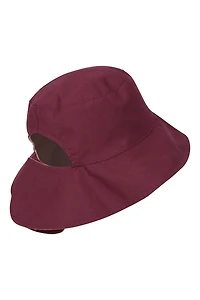 Reversible Plain Womens Bucket Hat