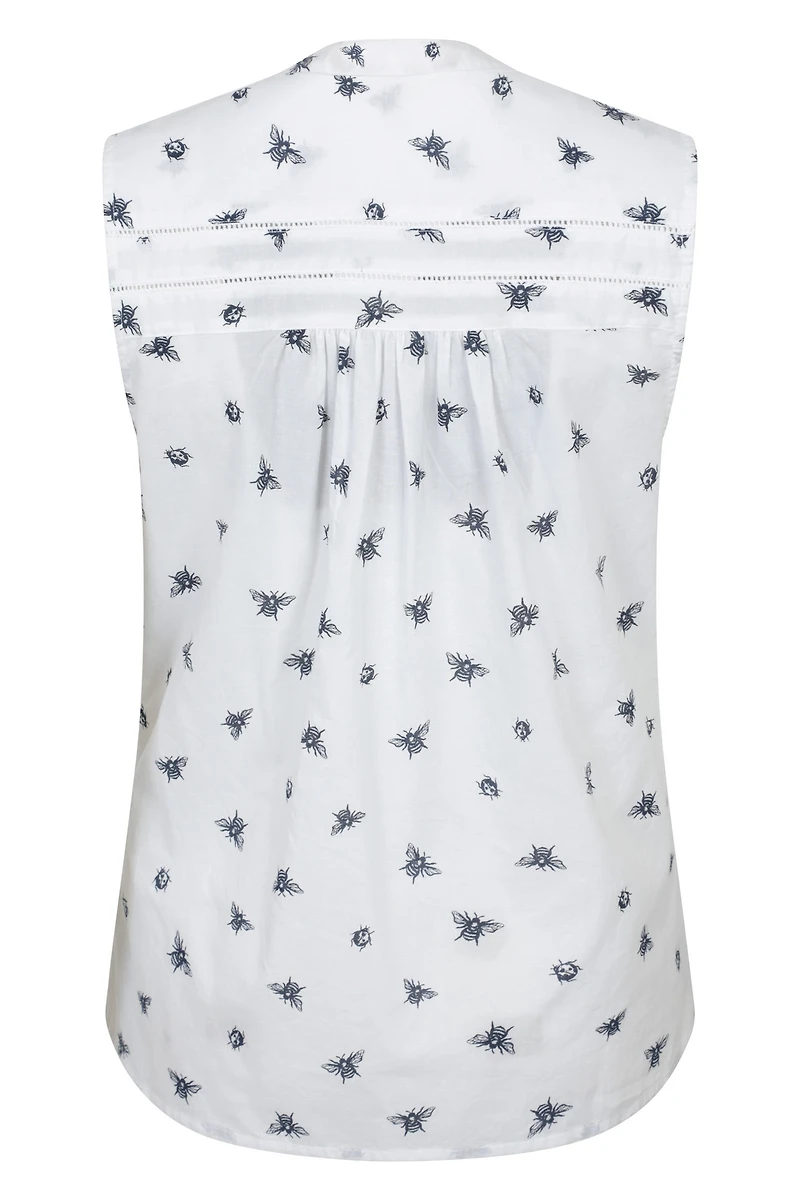 Petra Womens Printed Sleeveless Shirt