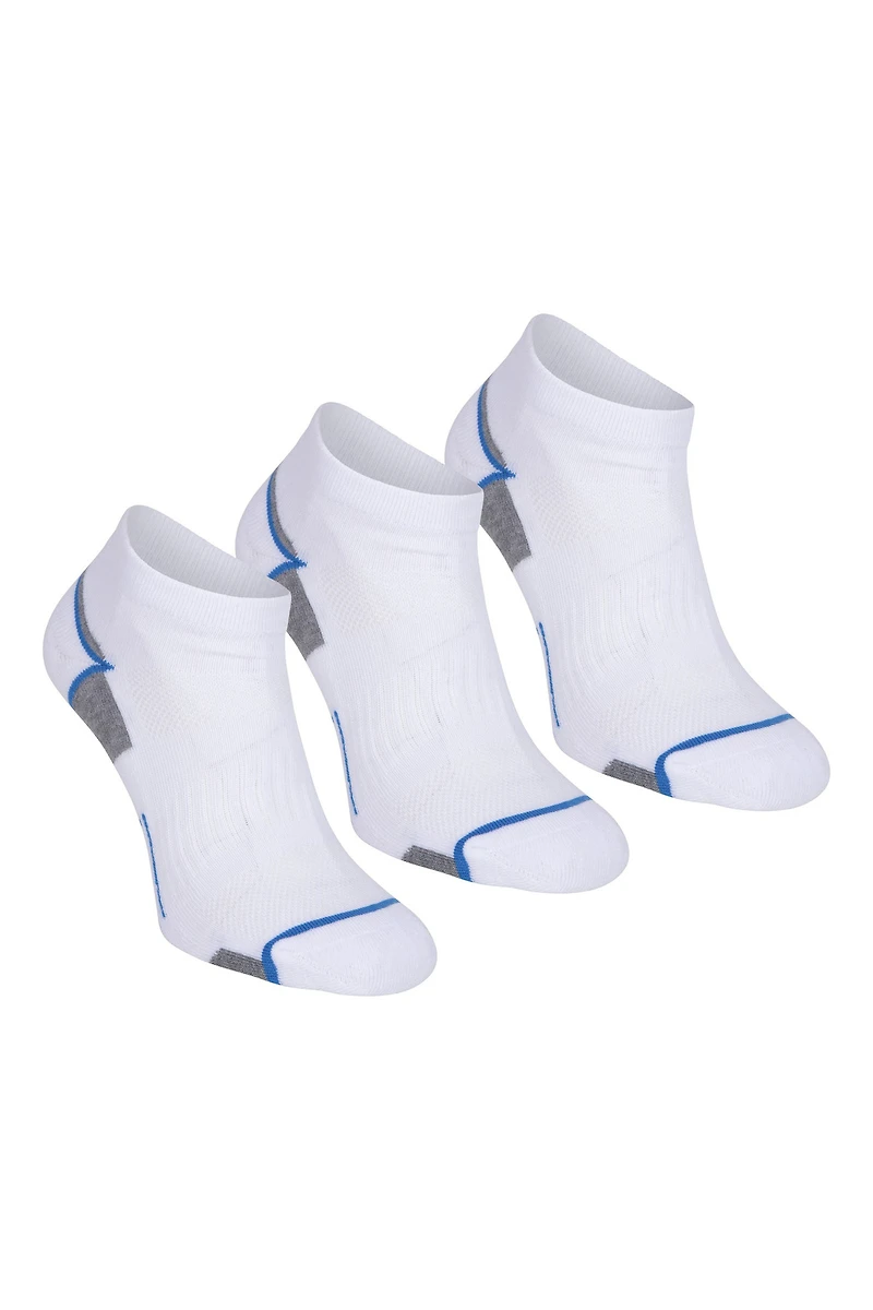 IsoCool Performance Mens Sneaker Socks 3-Pack