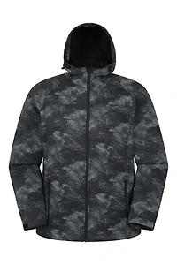 Exodus Printed Mens Showerproof Softshell Jacket